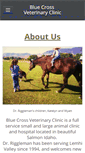 Mobile Screenshot of bluecrossvetclinic.com