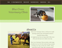 Tablet Screenshot of bluecrossvetclinic.com